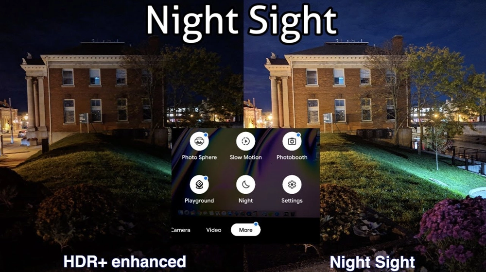 google pixel night sight feature